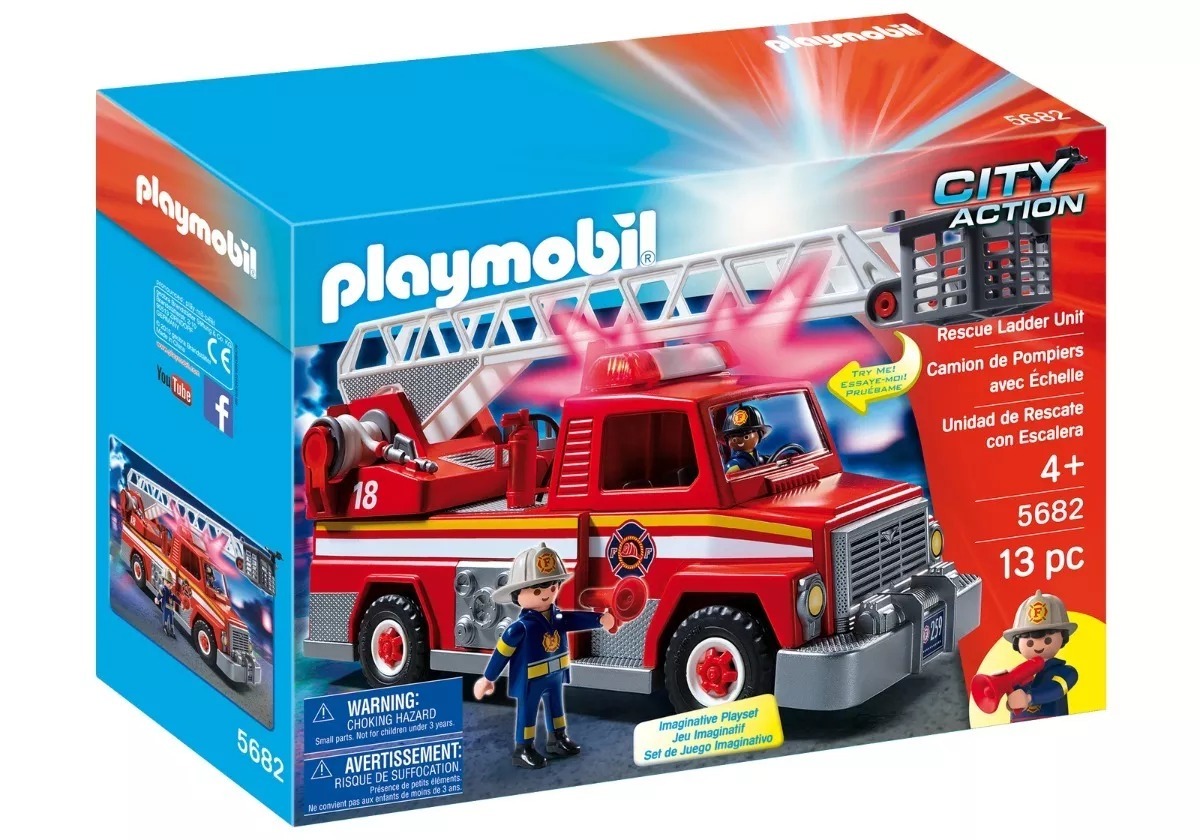 muñecos bomberos playmobil